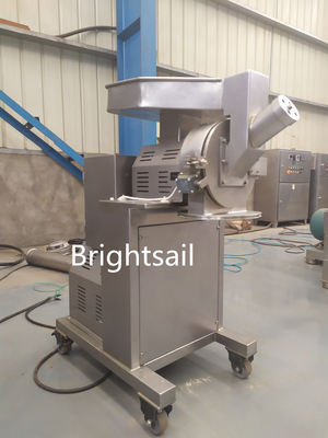 Acier inoxydable MSG Petit broyeur à marteaux Machine de broyage alimentaire