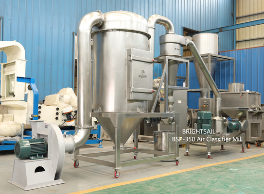 Machine de fabrication de poudre de farine de Teff Classeur d'air Moulin de poudre de pulvérisateur de poudre de farine de Teff