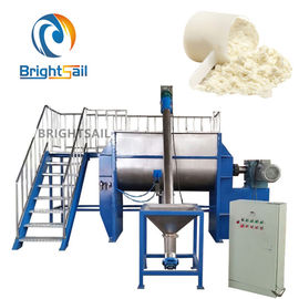 Acier au carbone industriel de mélangeur de ruban de farine de manioc de machine de poudre d'aliments pour animaux