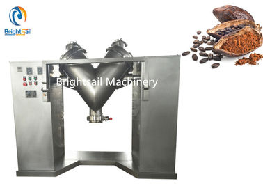 La farine sèche de cacao de machine de poudre de nourriture de forme de v a saupoudré le lait mélangeant 50-5000L