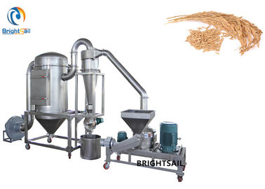 Broyeur de moulin à farine de son de blé de cosse de riz grande capacité pour la fabrication de poudre de grain
