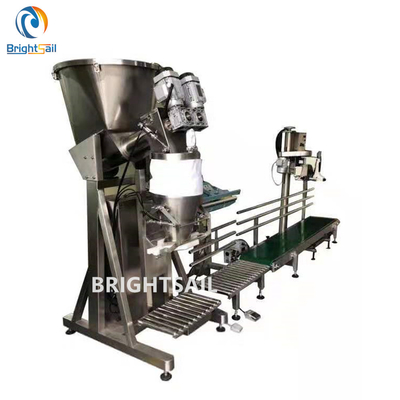 Machine de remplissage de poudre de vis de double de Brightsail pour le grand emballage de sac