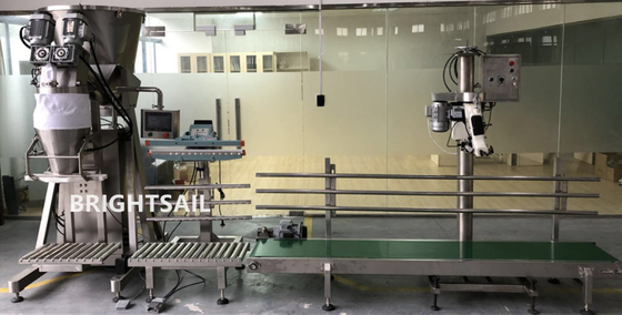 Machine de remplissage de poudre de vis de double de Brightsail pour le grand emballage de sac