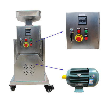 Acier inoxydable MSG Petit broyeur à marteaux Machine de broyage alimentaire