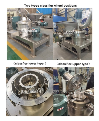 Sus 304 feuilles de moringa pulvérisateur machine poudre de feuilles ACM broyeur de Brightsail