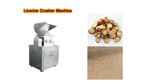 Machine de concassage industriel de réglisse d'épices de nourriture concasseur grossier de Brightsail concasseur de réglisse machine