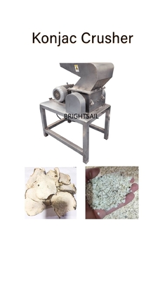 Fabrique Granules de Konjac sec Machine broyeur de nourriture machine broyeur à rouleaux de Konjac sec