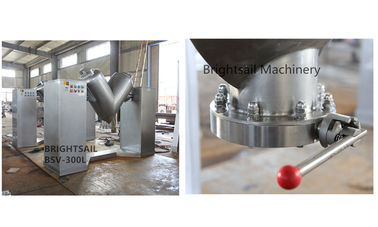 Poudre industrielle 100 L machine de nourriture de forme de v de mélangeur de mélangeur